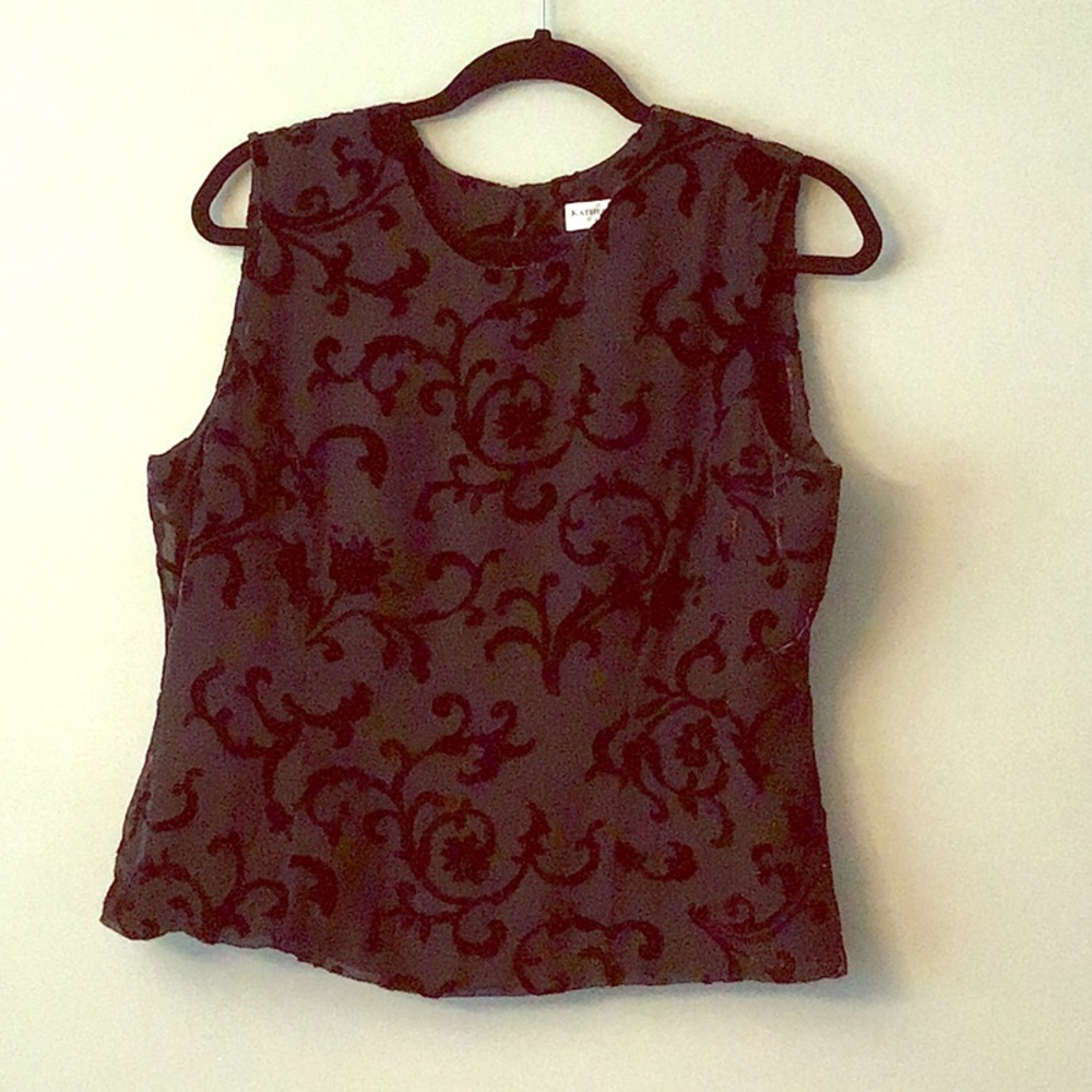 Velvet and Black top